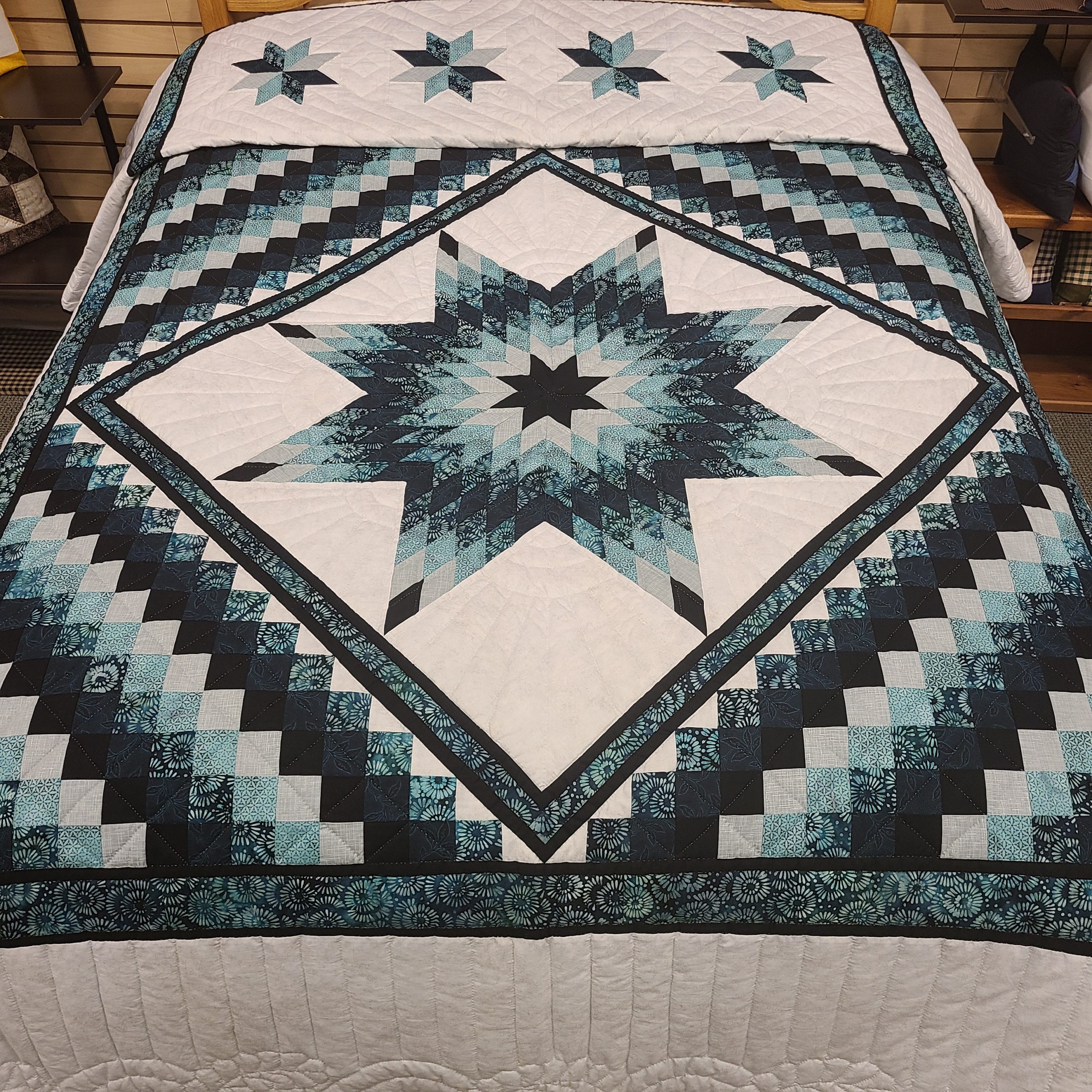 Boston Lone Star Quilt Queen Family Farm Handcrafts