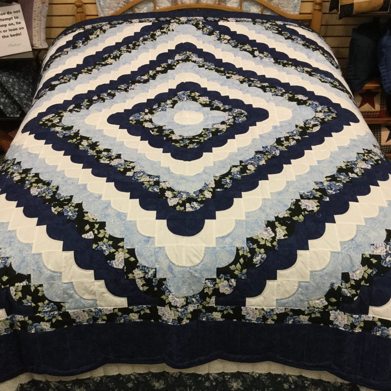 Ocean Wave Quilt - Twin ~ Family Farm Handcrafts