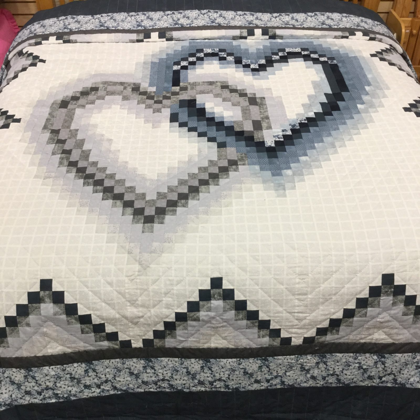 Linking Hearts Quilt King Family Farm Handcrafts