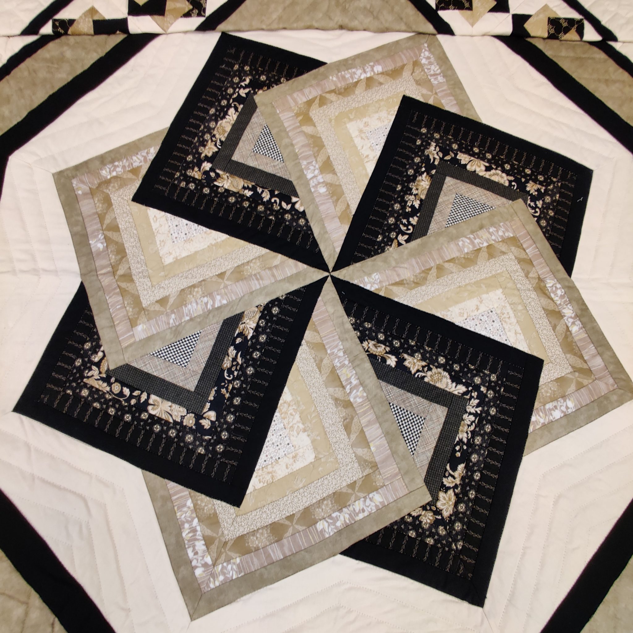 Spin Star Quilt King Quilt Family Farm Handcrafts Handmade