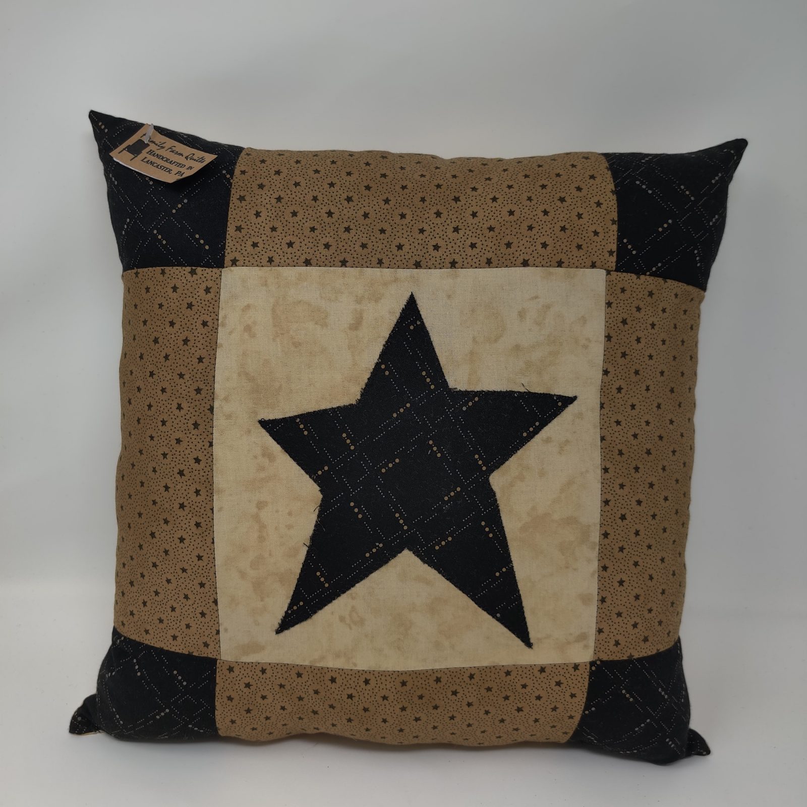 NEW!!! Primitive Country Farmhouse Rustic 10" Kettle Grove STAR Throw  Pillow