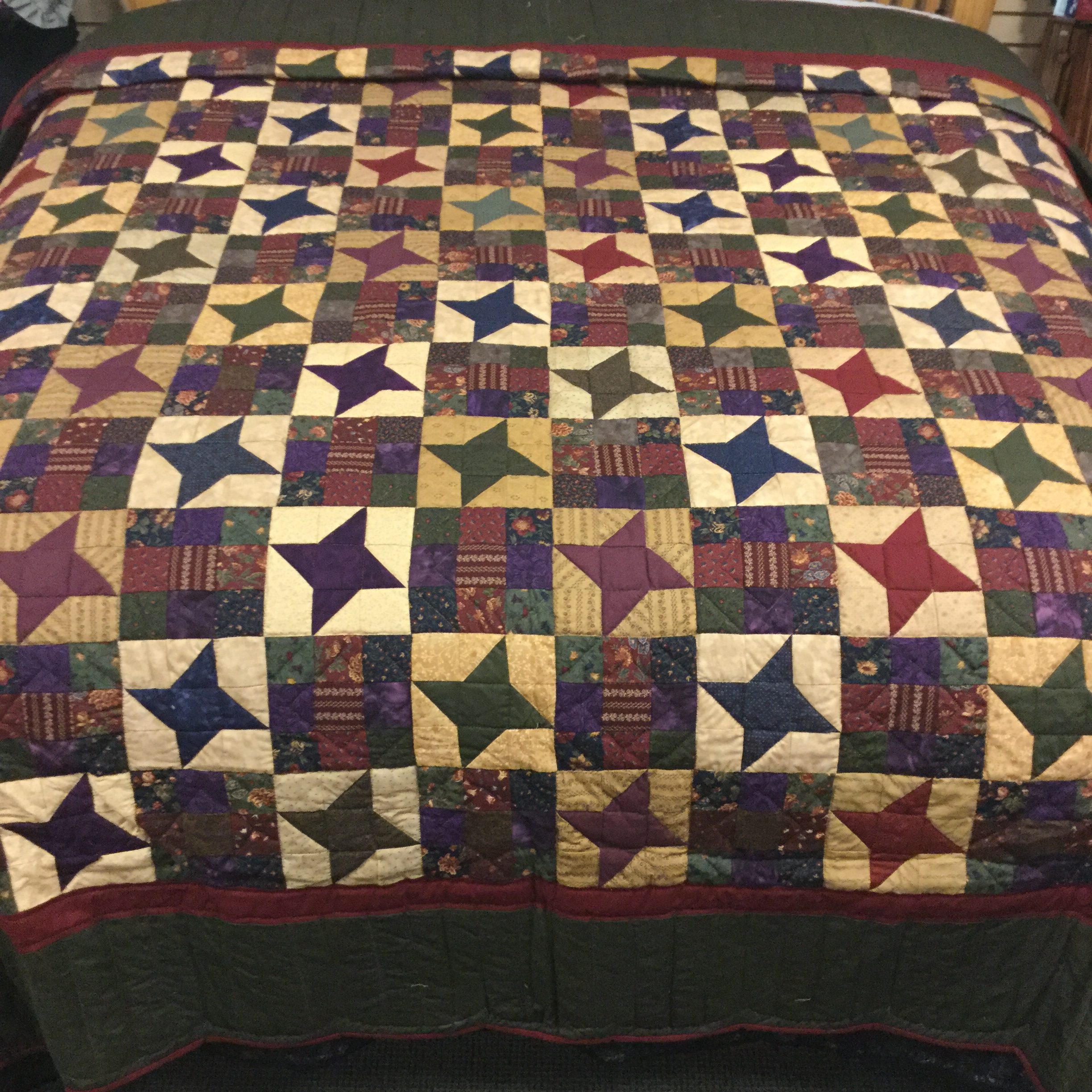 Ancient Star Quilt King Family Farm Handcrafts Handmade