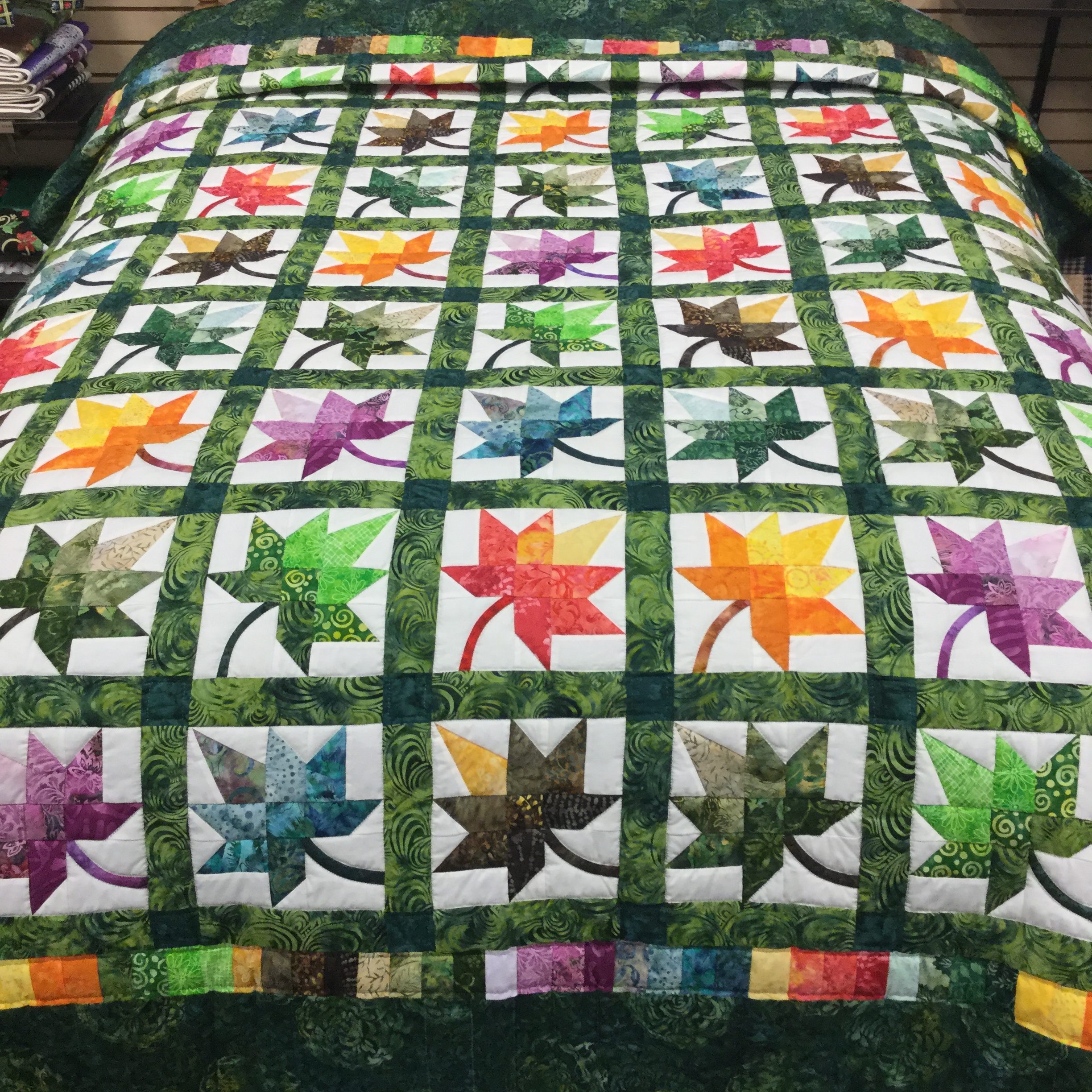 Autumn Splendor Quilt Queen Family Farm Handcrafts