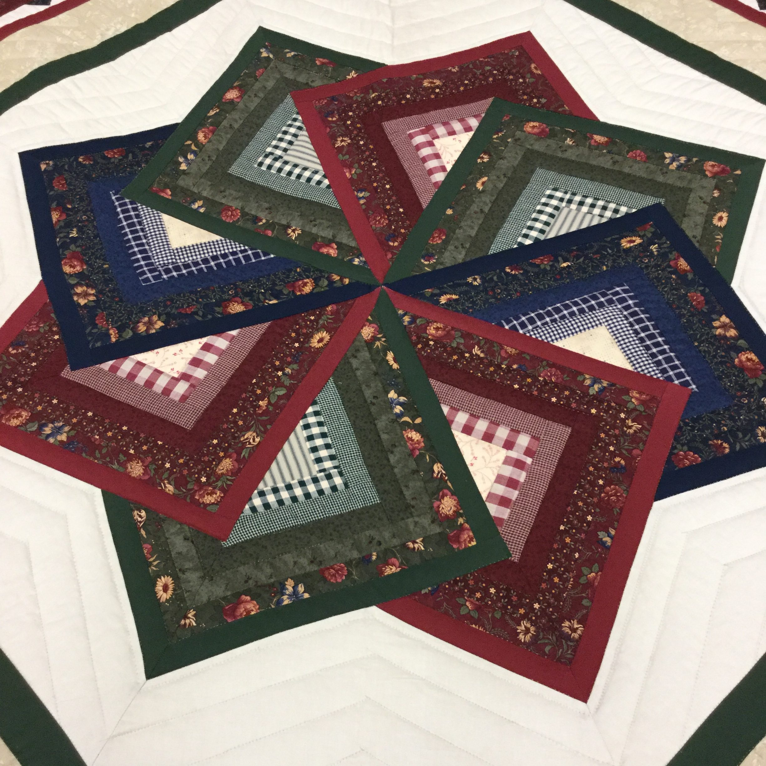 Spin Star Quilt Queen Family Farm Handcrafts Amish Made