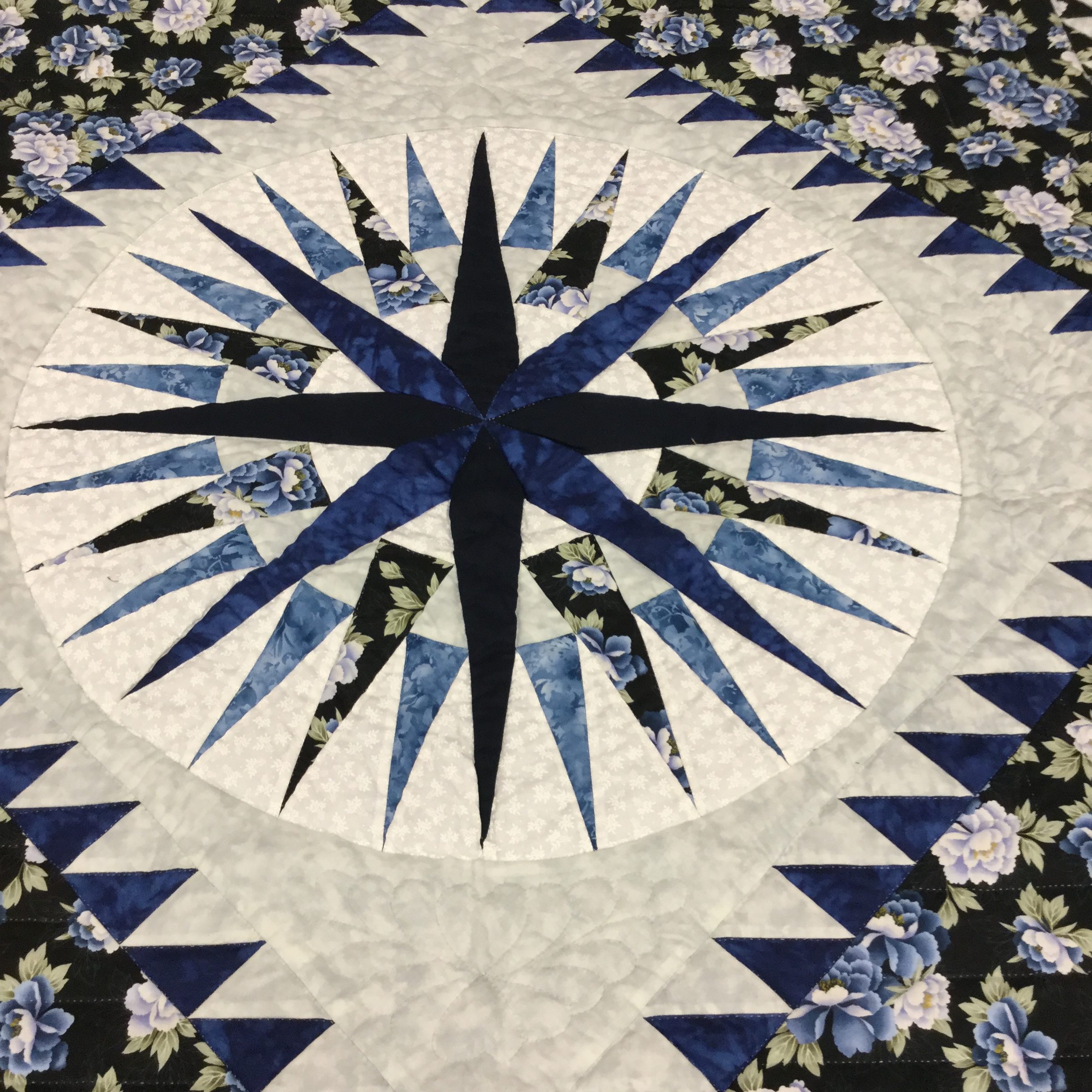 Mariner s Compass Quilt King Family Farm Handcrafts