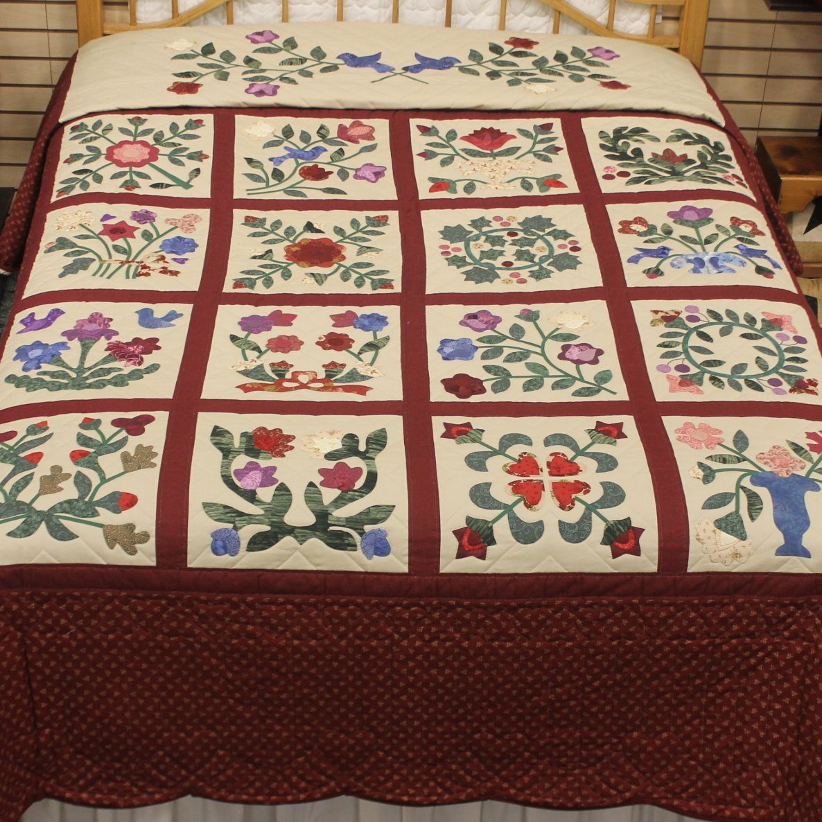 Appliqued Quilts Family Farm Handcrafts